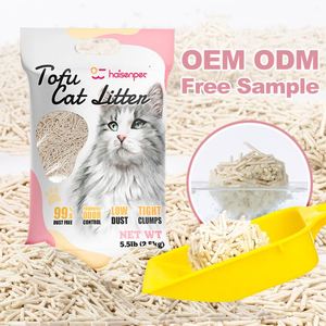Free Samples OEM ODM Factory Wholesale Cat Litter Importer Dust Free Eco Friendly Natural Biodegradable Clumping Cat Litter <b>Sand</b> - Product Image 1