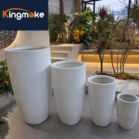 Jardinière moderne auto-arrosante Jardinière extérieure Jardinières profondes Pots de fleurs Grand pot de plantation