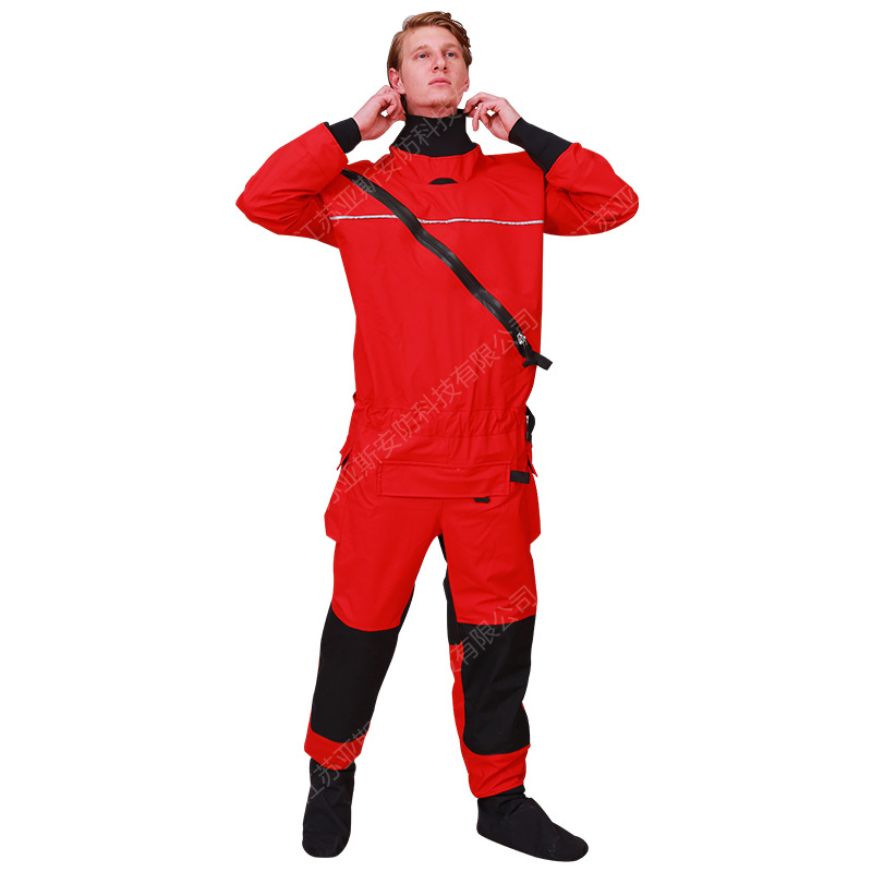 Traje seco de rescate acuático