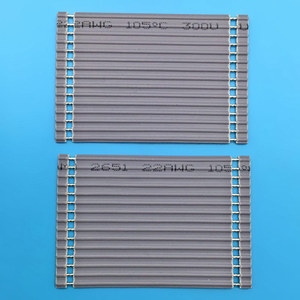 JFS 2651 Flat Ribbon Cable 22AWG 300V PVC Copper Conductor 16 Pin Gray Wire - Product Image 1
