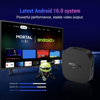 Venta al por Mayor de Decodificador Inteligente MORTAL T1+ con Rockchip RK3518 Quad Core A53 Mali-450 MP2, 8GB+128GB, WiFi6, BT5.4, 8K, Android 16