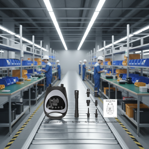 Pompe à air électrique portable NEWO NW03 avec écran LED, <span class=keywords><strong>gonfleur</strong></span> automatique pour planches à pagaie, bateaux et flotteurs de piscine - Product Image 1