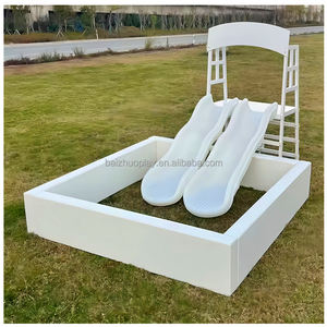 อุปกรณ์สนามเด็กเล่นกลางแจ้งคุณภาพสูงสำหรับเด็ก ให้เช่าสำหรับงานวันเกิด พร้อมสไลเดอร์และบ่อบอลสีขาวแบบกำหนดเอง - Product Image 2