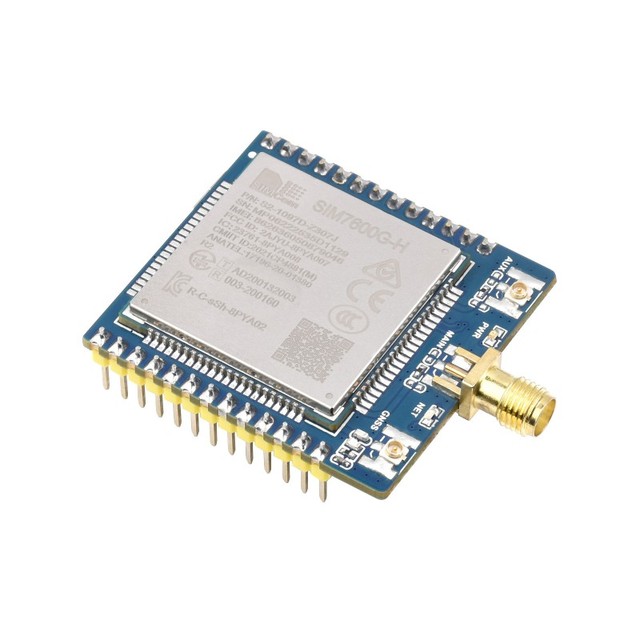 SIM7600G-H 4G Communication Module, Multi-band Support, Compatible with 4G/3G/2G, With GNSS Positioning