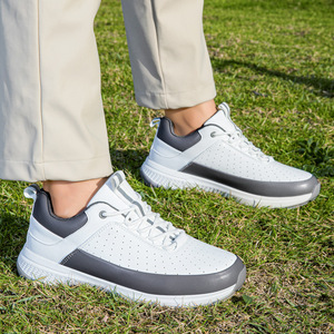 Xiyulong Men's Golf Shoes White Navy Rubber Outsole Low Heel Casual Sport Shoes Size Plus Leisure Wear - Product Image 2