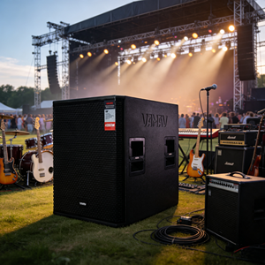 <span class=keywords><strong>NOVA</strong></span> LX118SUB Subwoofer 18'' Professionnel pour Scène, Amplificateur de Puissance, Enceintes Extérieures, Subwoofer 18 Pouces pour Église, Bar, Concert, DJ - Product Image 3
