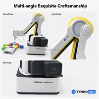 Bras robotique de bureau 4 axes STEM Teaching Magician Lite, robot éducatif K12, compatible Blockly, Python, IA, vision, dessin, écriture