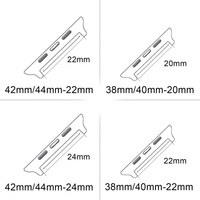 Connecteur de bracelet de montre intelligente en alliage de cuivre durable, vente en gros d'usine, pour Apple Watch 20mm 22mm, argent/noir/or/rose