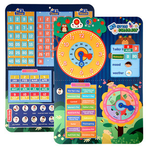 <span class=keywords><strong>Calendrier</strong></span> de la maternelle pour enfants, étiquette de la <span class=keywords><strong>semaine</strong></span> météo bébé éducation précoce temps cognitif jouet matériel pédagogique paquet <span class=keywords><strong>2023</strong></span> - Product Image 2