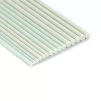 Tige en fibre de verre FRP ronde pour plantes, jardin, tomates, arbres, support pour orchidées, piquets creux flexibles pour pépinière, barre pour serre