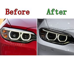 Cubiertas Decorativas para Faros Delanteros de Fibra de Carbono para BMW F87 M2 F22 F23 218i 220i 228i M235i M240i M Sport Coupe 2014-2019 - Product Image 4