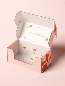 Boîte d'expédition en carton ondulé pour emballage de cosmétiques et de vêtements, impression de logo sur mesure - Product Image 3
