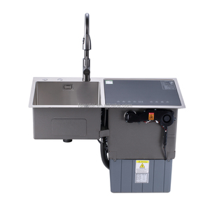 Làm Bằng Tay Thông Minh Tích Hợp Bồn Rửa Máy Rửa Chén Bát Đôi Với Tự Động Mở Cửa Và Ptc Làm Khô Không Khí Nóng Được Xây Dựng Trong Bồn Rửa Máy Rửa Chén - Product Image 4