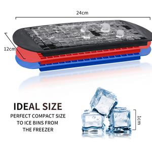 Nhà thực phẩm lớp 160 khoang <span class=keywords><strong>Silicone</strong></span> <span class=keywords><strong>Ice</strong></span> <span class=keywords><strong>Cube</strong></span> khay thân thiện với môi nhỏ nhỏ khuôn vuông cho <span class=keywords><strong>Ice</strong></span> Maker bền vững - Product Image 4