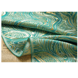 Gran oferta de tela Jacquard a rayas doradas para vestidos de niños, faldas esponjosas de moda, bolsos, telas decorativas Jacquard - Product Image 5