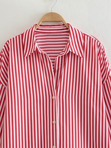 2024 femmes polychromatique <span class=keywords><strong>soie</strong></span> Blouses nouvelle mode Vintage à manches longues <span class=keywords><strong>Chic</strong></span> hauts automne décontracté <span class=keywords><strong>femme</strong></span> chemises <span class=keywords><strong>Chic</strong></span> imprimer - Product Image 4