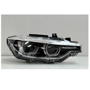 Lentes de Ensamblaje LED para Faros Delanteros <span class=keywords><strong>BMW</strong></span> Serie <span class=keywords><strong>3</strong></span> F30 y F35 2013-2018, Luces de Circulación Diurna Amarillas y Blancas - Product Image 6