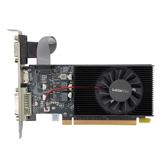 GEEKTEC Radeon R7 240 4GB DDR5 GPU PCI Express R7240 4GD5 Desktop Low Profile New Wholesale Graphics Card with Cooling Fan