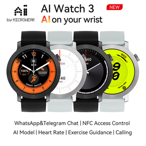 Nuevo Reloj Inteligente con Respuesta a Mensajes, Reloj Inteligente con IA, Asistente <span class=keywords><strong>de</strong></span> Voz, ECG, Frecuencia Cardíaca, Salud, Resistente al Agua, Monitor <span class=keywords><strong>de</strong></span> Actividad Física - Product Image 5