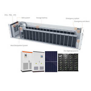 Système de stockage d'énergie solaire Vland V-20ft, conteneur commercial industriel hors réseau/hybride, IP65 - Product Image 6