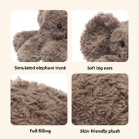 Peluche d'éléphant bébé Jimny super douce, coussin de confort pour dormir, cadeau mignon pour filles de 31 à 50 cm, 14 ans et plus