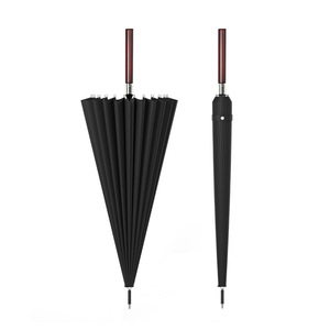 <span class=keywords><strong>Parapluie</strong></span> droit <span class=keywords><strong>haut</strong></span> <span class=keywords><strong>de</strong></span> <span class=keywords><strong>gamme</strong></span> en rotin et bois à long manche, design 24 baleines, style professionnel, ouverture automatique, grande taille, résistant au vent et à la pluie pour <span class=keywords><strong>homme</strong></span> - Product Image 5