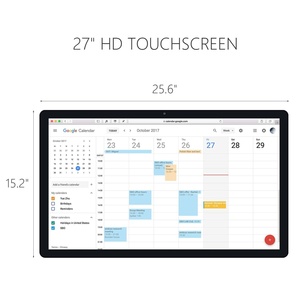 Oem ODM 27 inch Android treo tường kỹ thuật số lịch màn hình cảm ứng hiển thị lịch trình gia đình hàng tuần kế hoạch Lịch Thông Minh - Product Image 4