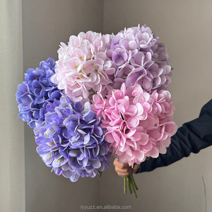 Fleur artificielle réaliste, hauteur 70 cm, hydrangea en soie, décoration <span class=keywords><strong>de</strong></span> mariage, fleurs artificielles pour autres décorations <span class=keywords><strong>de</strong></span> mariage - Product Image 5