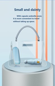 Mini bolsillo de 5 pliegues automático UV impreso Logo paraguas 8K costillas Manual a prueba de viento cápsula a prueba de lluvia para adultos viaje coche uso diario - Product Image 5