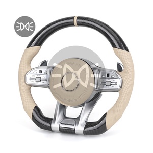 <span class=keywords><strong>Volant</strong></span> Lenkrad en cuir demi-perforé personnalisé <span class=keywords><strong>Volant</strong></span> en carbone pour <span class=keywords><strong>Mercedes</strong></span> CLC C207 <span class=keywords><strong>W208</strong></span> W117 X247 <span class=keywords><strong>CLK</strong></span> W177 Gls X166 AMG - Product Image 2