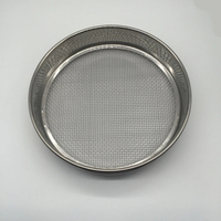 Ensemble de tamis de test à mailles fines 8 10 12 14 16 18 20, 200 mm, en acier inoxydable ASTM E11, pour la gradation du sable et du sol