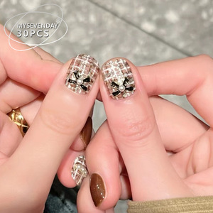 Automne hiver haut de gamme Cat Eye Style fait à la main Art Xiaohongshu vente chaude embouts d'ongles portables - Product Image 2