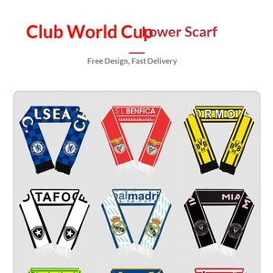 Sciarpa Quadrata per Tifosi 2026 USA-Canada-Messico, Sciarpa in Seta per Club di Calcio, Personalizzabile con il Tuo Design - Product Image 1