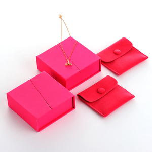 GALMPKG Factory Luxury Custom Logo Printed Cardboard Bracelet Necklace Ring Magnetic Double Door <b>Opening</b> Jewelry Packaging Box - Product Image 6