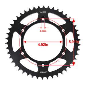 ชุดเฟืองและโซ่อุปกรณ์เสริมรถจักรยานยนต์เหล็กแบบคาร์บูไรซ์ใหม่สำหรับ450FS Husayarna 701 ENDURO สำหรับ EXC-F KTM 350 - Product Image 1