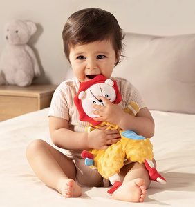 Juguete <span class=keywords><strong>de</strong></span> Peluche para Bebés, Muñeco <span class=keywords><strong>de</strong></span> León Munch, Consolador para Dormir, Juguetes <span class=keywords><strong>de</strong></span> Peluche Suaves con Campana Integrada, Material Seguro y No Tóxico, Masticable - Product Image 2