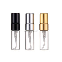 Testeur de parfum en verre fin flacon d'atomiseur de voyage petit flacon de test de pulvérisation de parfum marque d'impression de logo personnalisé 2ml 3ml 5ml 10ml