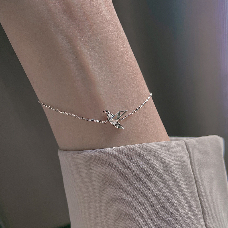 XL-065 Origami Crane Bracelet