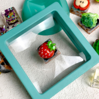 Capuchons de touches en résine de coquillage imprimés en 3D Translucides DIY Clavier mécanique Capuchons de touches ESC