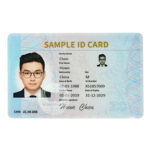 Tarjetas de PVC con Impresión Personalizada, Película de Laminado Holográfica, Tarjetas con Holograma Anti-Falsificación e Impermeables - Product Image 1