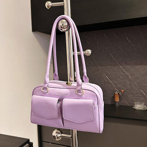 Nouveau luxe femmes décontracté mode Portable petit carré fermeture à glissière sac à bandoulière Polyester doublure sacs à main pour dames - Product Image 6