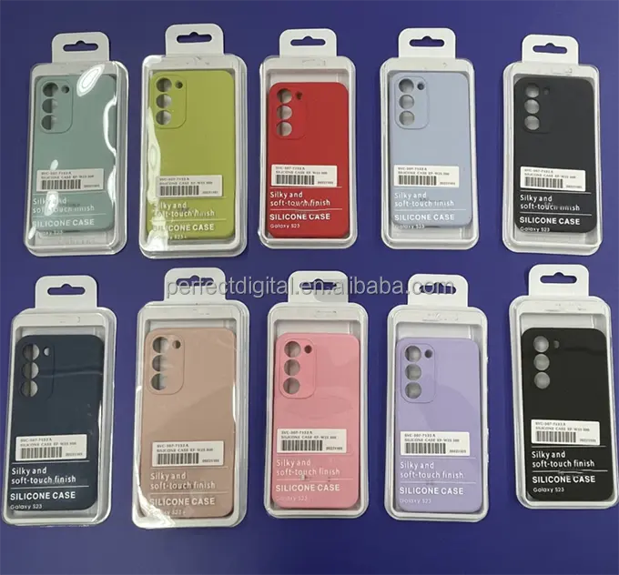 Liquid mobile phone cover silicone case for Samsung Galaxy S23 Ultra S23+ S22 S21 S20 note 20 10 A52 A51 A72 A21