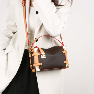 Bolsos de Mujer de Estilo Retro Europeo y Americano, con Patrones de Color Sólido Suaves y Formas Compactas y Exquisitas 6322 - Product Image 4