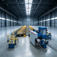 Table de refroidissement pour extrusion d'aluminium 600T, 38KW 380V, avec table de dévidage PLC et ligne de convoyage avec tireur pour le marché africain