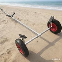 La remorque simple de bateau en caoutchouc d'acier inoxydable modèle B est vigoureuse, durable, et résistante à la rouille, avec l'opération facile
