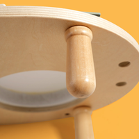 Jouet musical multifonctionnel en bois pour enfants avec clavier de piano, tambours et percussions, table sensorielle éducative Montessori pour la petite enfance