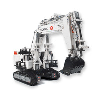 Bộ Lắp Ráp Mô Hình Máy Xúc Công Nghệ Điều Khiển Từ Xa 2.4G YC-GC004 RC/APP DIY RC Khối Xây Dựng Xe Hơi
