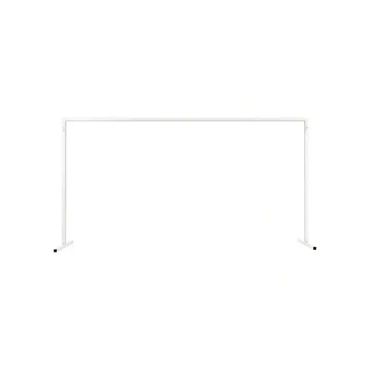 2*2M White Wedding Banner Stands 25mm Square Tube for Weddings Anniversaries Birthday Parties Any Other Special Occasions