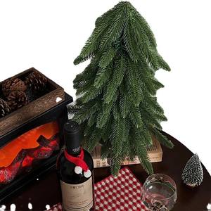 Mini arbre de Noël d'intérieur Little Tree avec lumières, décorations de bureau DIY, aménagement d'ambiance, petits ornements en lot - Product Image 5
