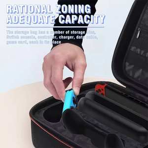 Étui de transport multifonctionnel antichoc avec emplacement pour cartes de jeu pour Nintendo <span class=keywords><strong>Switch</strong></span> 2, étui noir - Product Image 2